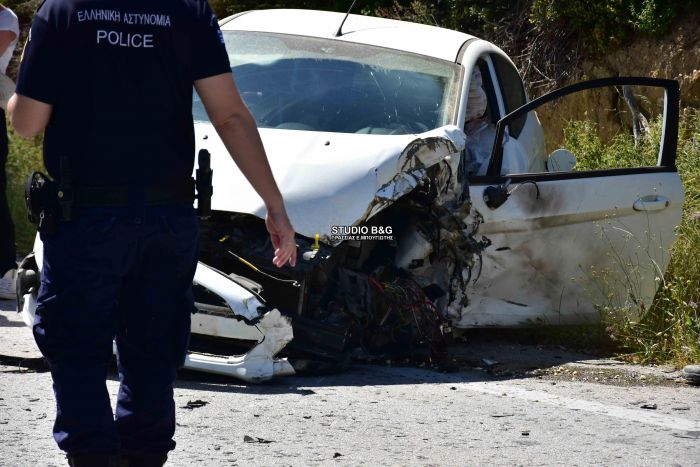 Τροχαίο με τραυματίες μικρά παιδιά έξω από το Ναύπλιο