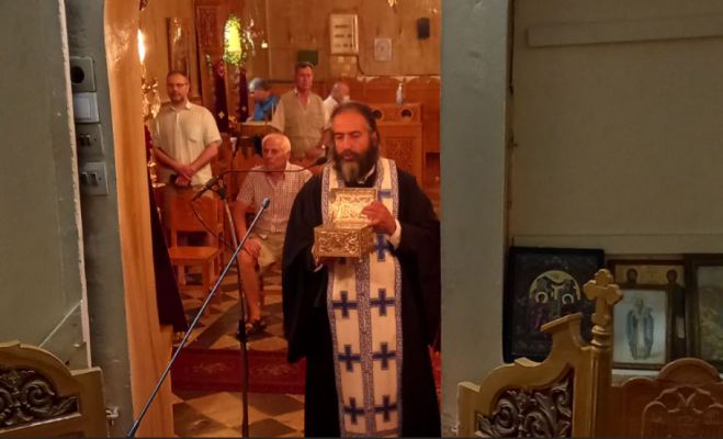 Δέηση στο Τουμπίτσι για την κατάπαυση της πυρκαγιάς