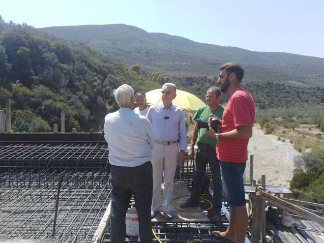 Παράκαμψη Δολιανών | Προχωρούν ικανοποιητικά τα έργα - Στο σημείο ο Αντιπεριφερειάρχης Λαμπρόπουλος