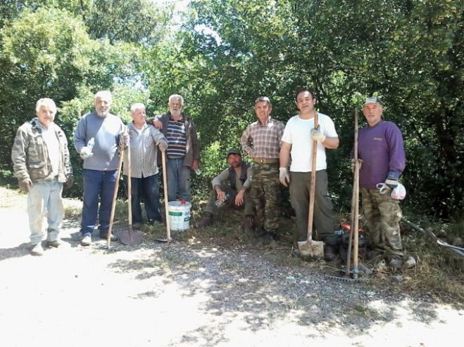 Εθελοντικός καθαρισμός στο χωριό Αετορράχη Γορτυνίας (εικόνες)