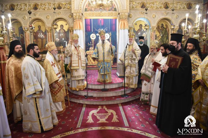 &Tau;&epsilon;&sigma;&sigma;&alpha;&rho;&alpha;&kappa;&omicron;&nu;&theta;ή&mu;&epsilon;&rho;&omicron; &Mu;&nu;&eta;&mu;ό&sigma;&upsilon;&nu;&omicron; &tau;&omicron;&upsilon; &Mu;&eta;&tau;&rho;&omicron;&pi;&omicron;&lambda;ί&tau;&eta; &Gamma;ό&rho;&tau;&upsilon;&nu;&omicron;&sigmaf; &sigma;&tau;&eta; &Mu;&epsilon;&gamma;&alpha;&lambda;ό&pi;&omicron;&lambda;&eta;