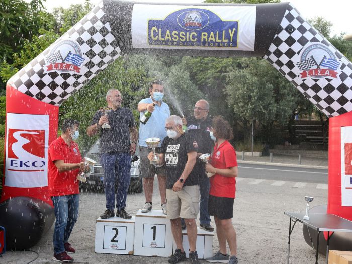 Classic Rally “Acropolis Legends” | Στο βάθρο ο Νίκος Κολιόπουλος και ο Βαγγέλης Ράλλης από την Τρίπολη!