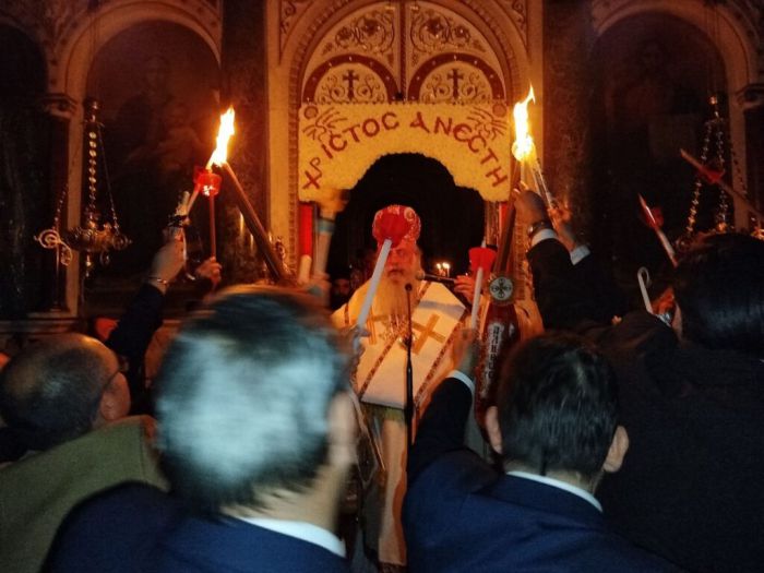 Η Ανάσταση στην Ιερά Μητρόπολη Μαντινείας και Κυνουρίας (εικόνες)