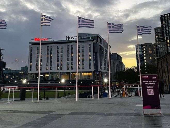&Iota;&delta;&iota;&alpha;ί&tau;&epsilon;&rho;&alpha; &epsilon;&pi;&iota;&tau;&upsilon;&chi;&eta;&mu;έ&nu;&eta; &eta; &pi;&alpha;&rho;&omicron;&upsilon;&sigma;ί&alpha; &tau;&eta;&sigmaf; &Pi;&epsilon;&rho;&iota;&phi;έ&rho;&epsilon;&iota;&alpha;&sigmaf; &Pi;&epsilon;&lambda;&omicron;&pi;&omicron;&nu;&nu;ή&sigma;&omicron;&upsilon; &sigma;&tau;&omicron; &Lambda;&omicron;&nu;&delta;ί&nu;&omicron;, &sigma;&tau;&eta;&nu; &tau;&omicron;&upsilon;&rho;&iota;&sigma;&tau;&iota;&kappa;ή έ&kappa;&theta;&epsilon;&sigma;&eta; WTM London