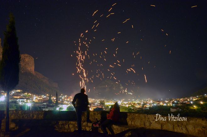 Ο Αναστάσιμος ουρανός του Λεωνιδίου (εικόνες)