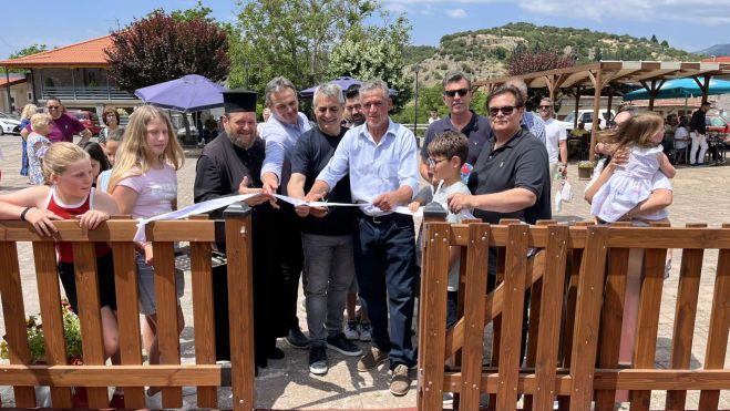 Τζιούμης για την παιδική χαρά στην Άνω Δαβιά: “Υλοποιούμε έργα που επηρεάζουν θετικά την ποιότητα ζωής των δημοτών μας” (vd)