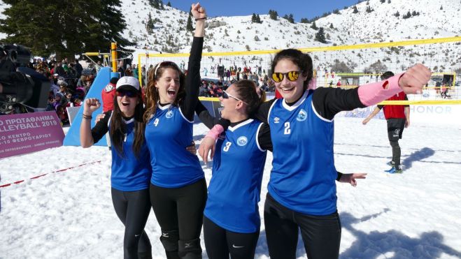 Snow volley στο Μαίναλο | Πρωταθλήτριες Ελλάδας οι Μεθενίτη/Τριανταφυλλίδη/Πάικου/Μαρώση