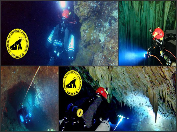 «Αρκαδικό Χωριό»: Συνεχίζονται οι υποβρύχιες εξερευνήσεις στα σπήλαια! (vd)