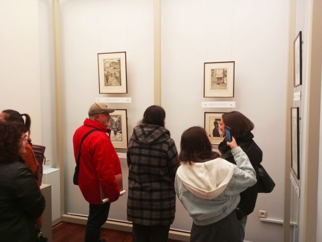 Σπουδαστές και εκπαιδευτικοί από την ΣΑΕΚ Τρίπολης στη Δημοτική Πινακοθήκη (εικόνες)