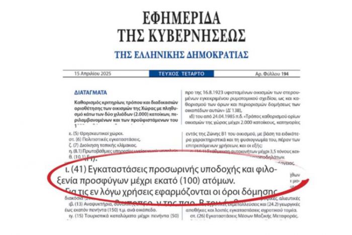 Αυτό το μέλλον σχεδιάζουν για την Αρκαδία | ΦΕΚ ανοίγει το δρόμο για δομές προσφύγων σε 248 χωριά – Μπορούν να φέρουν μέχρι 24.800 πρόσφυγες!