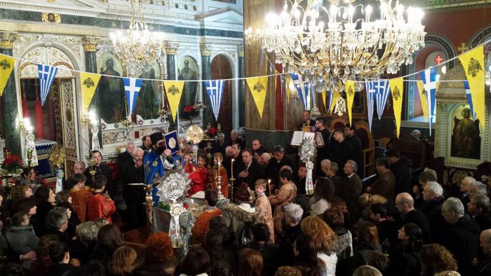 Τρίπολη - Η γιορτή των Θεοφανείων στον Μητροπολιτικό Ναό του Αγίου Βασιλείου (εικόνες)
