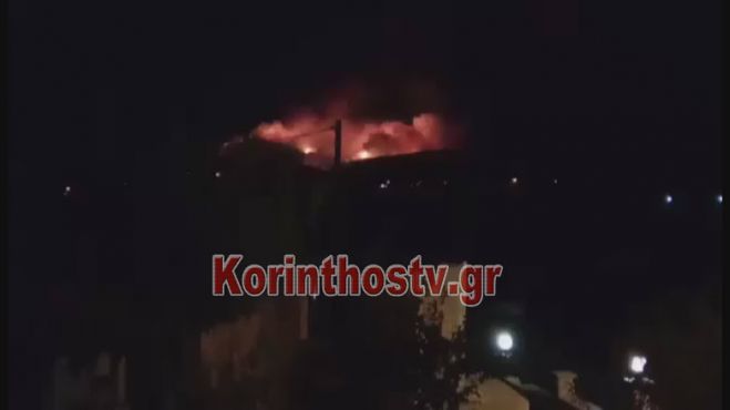 Φωτιά στο Σοφικό Κορινθίας | Εκκενώθηκαν δύο οικισμοί και ένα μοναστήρι