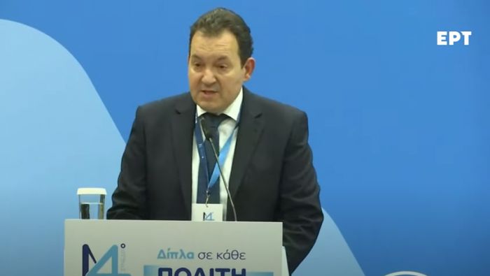 &Gamma;&iota;ά&nu;&nu;&eta;&sigmaf; &Kappa;&alpha;&tau;&sigma;ί&rho;&eta;&sigmaf; &sigma;&tau;&omicron; &Sigma;&upsilon;&nu;έ&delta;&rho;&iota;&omicron; &tau;&eta;&sigmaf; &Nu;&Delta;: &laquo;&Eta; &delta;&iota;&kappa;ή &mu;&alpha;&sigmaf; &pi;&rho;ό&tau;&alpha;&sigma;&eta;, &eta; &Epsilon;&lambda;&lambda;ά&delta;&alpha; ό&lambda;&omega;&nu; &tau;&omega;&nu; &Epsilon;&lambda;&lambda;ή&nu;&omega;&nu;, &eta; &Epsilon;&lambda;&lambda;ά&delta;&alpha; &chi;&omega;&rho;ί&sigmaf; &kappa;&alpha;&mu;ί&alpha; &epsilon;&xi;&alpha;ί&rho;&epsilon;&sigma;&eta;&raquo; (vd)