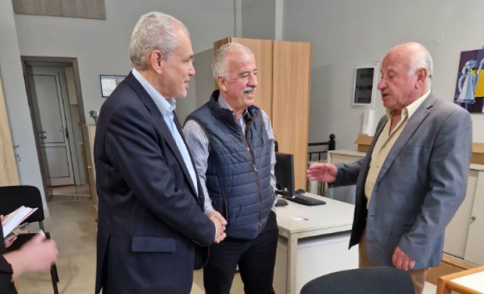 Στα γραφεία των ΑμεΑ ο Γιώργος Παπαηλιού: "Τη ζωή, τη «διεκδικούμε μαζί»"