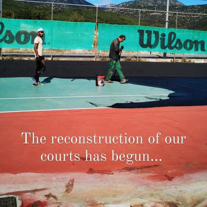 ΔΑΚ Τρίπολης | Ξεκίνησαν έργα στα γήπεδα τένις
