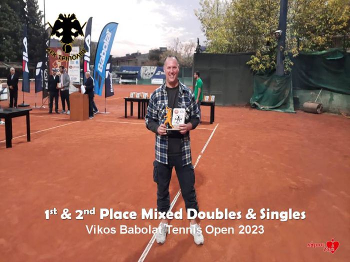 &Tau;έ&nu;&iota;&sigmaf; | 1&eta; &kappa;&alpha;&iota; 2&eta; &theta;έ&sigma;&eta; &gamma;&iota;&alpha; &tau;&omicron;&nu; &Zeta;&omega;&gamma;&rho;&alpha;&phi;ά&kappa;&eta; &tau;&eta;&sigmaf; &Alpha;&Epsilon;&Kappa; &Tau;&rho;ί&pi;&omicron;&lambda;&eta;&sigmaf; &sigma;&tau;&omicron; Vikos Babolat Open 2023