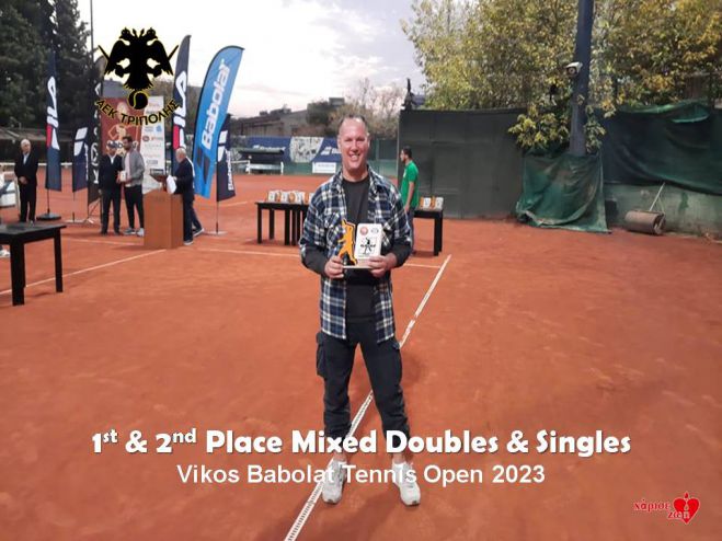&Tau;έ&nu;&iota;&sigmaf; | 1&eta; &kappa;&alpha;&iota; 2&eta; &theta;έ&sigma;&eta; &gamma;&iota;&alpha; &tau;&omicron;&nu; &Zeta;&omega;&gamma;&rho;&alpha;&phi;ά&kappa;&eta; &tau;&eta;&sigmaf; &Alpha;&Epsilon;&Kappa; &Tau;&rho;ί&pi;&omicron;&lambda;&eta;&sigmaf; &sigma;&tau;&omicron; Vikos Babolat Open 2023