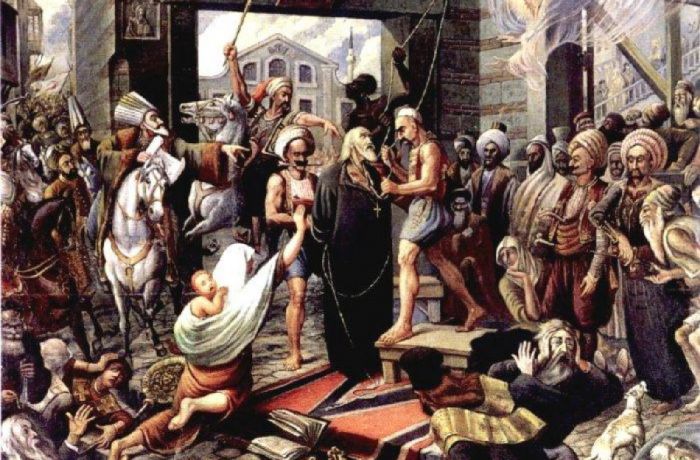 Κυριακή του Πάσχα (10 Απριλίου 1821) ο απαγχονισμός του Εθνομάρτυρα Αγίου Γρηγορίου Ε΄