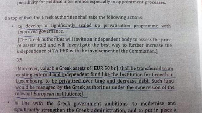 Οι δανειστές θέλουν τα κοιτάσματα της Ελλάδας και ζητούν «Ταμείο» με έδρα το Λουξεμβούργο!