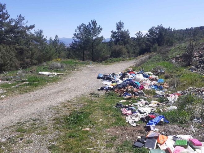 Αντιδήμαρχος Λαγός: "Ασυνείδητοι πέταξαν ξανά σκουπίδια στο δάσος απέναντι από τον Άγιο Βλάση"