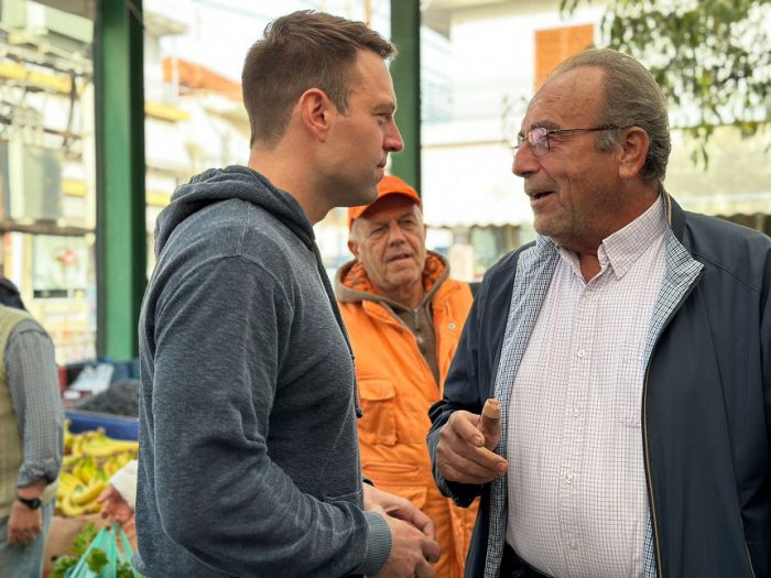 Ξαφνική επίσκεψη Κασσελάκη στην Μεγαλόπολη! (εικόνες)