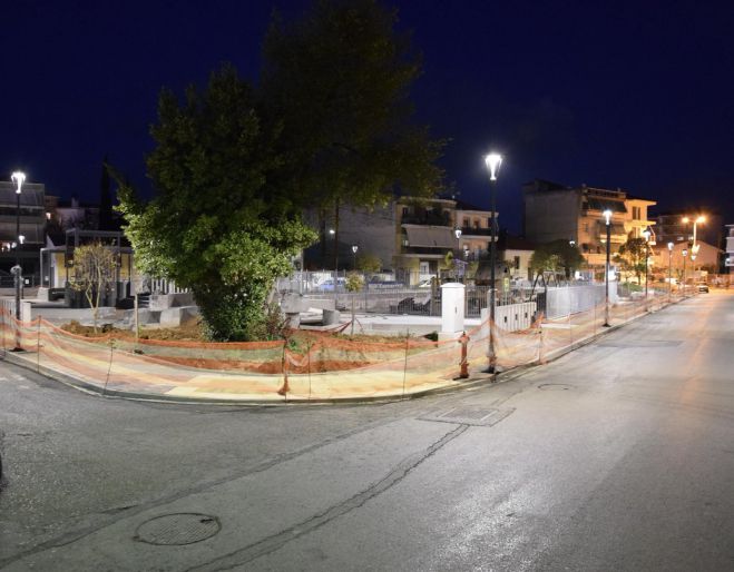 ﻿Σε τροχιά ολοκλήρωσης η ανάπλαση της πλατείας Αγίας Βαρβάρας | Τζιούμης: «Κάνουμε καλύτερο τον τόπο μας» (εικόνες)