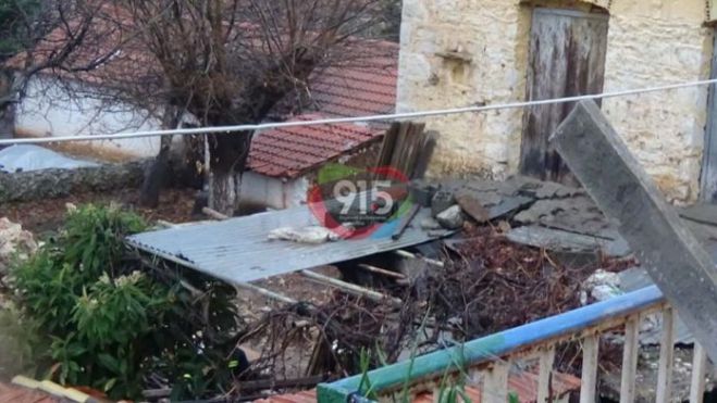 Νεστάνη | Κατάρρευσε στέγη σπιτιού και καταπλάκωσε δύο άτομα (vd)