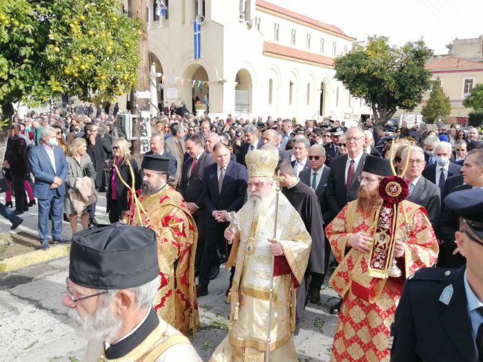 Στη Σπάρτη ο Χρήστος Λαμπρόπουλος στις εορταστικές εκδηλώσεις για τον Πολιούχο της