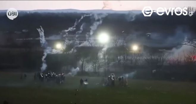 Το θράσος των Τούρκων δεν έχει όρια και φραγμούς - Ατελειώτα χημικά εναντίον των Ελλήνων στρατιωτών (vd)