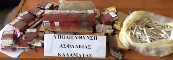 Βούλγαροι συνελήφθησαν με λαθραία τσιγάρα και καπνό στη Καλαμάτα