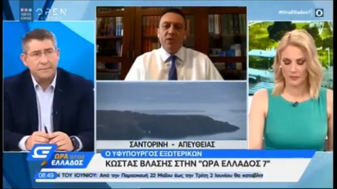 Κώστας Βλάσης στο Open: &quot;Έχουμε πολλές και ωραίες παραλίες στην Αρκαδία&quot;! (vd)