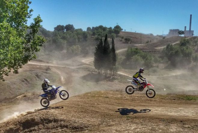 Αγώνας για το πανελλήνιο πρωτάθλημα Motocross στη Μεγαλόπολη