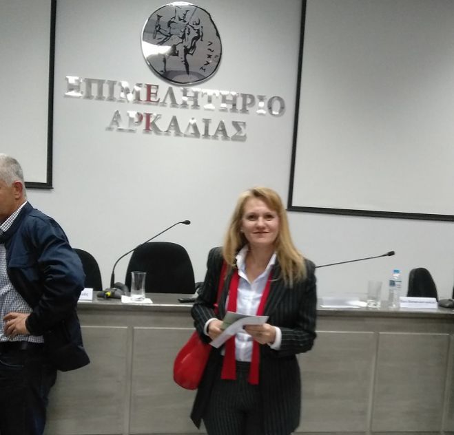 Στην Τρίπολη η υποψήφια ευρωβουλευτής Ευαγγελία Αποστολοπούλου