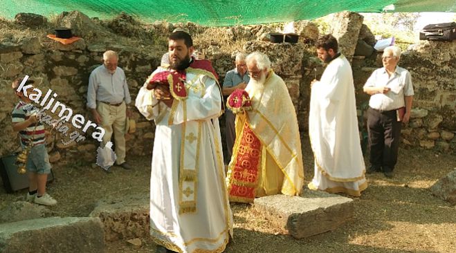 Γορτυνία | Μνήμη απότομης κεφαλής Αγ. Ιωάννου Προδρόμου στην Αρχαία Θέλπουσα (εικόνες)