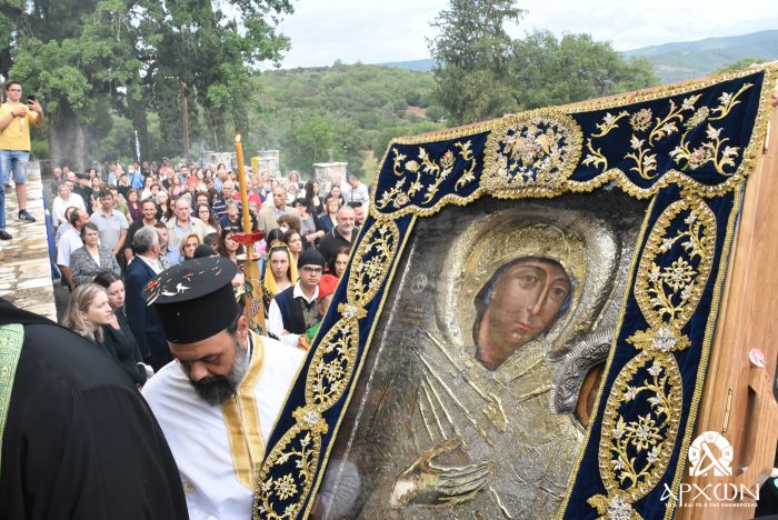 Την Παναγία Γοργοϋπήκοο Παναγούδας υποδέχθηκε η Ι. Μονή Καλτεζών (εικόνες)