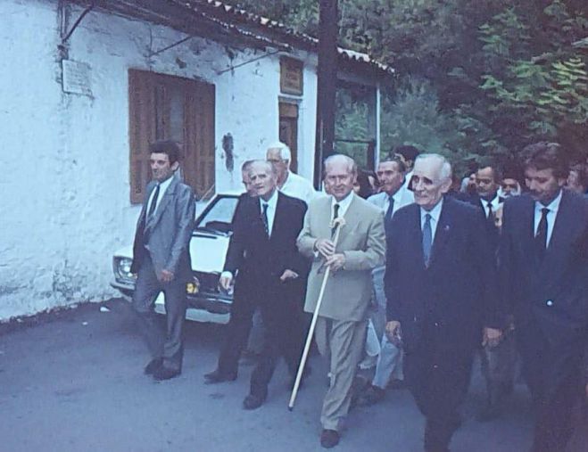 Όταν ο πρόεδρος της Κυπριακής Δημοκρατίας αξιότιμος Γιώργος Βασιλείου επισκέφθηκε τη Στεμνίτσα (εικόνες)