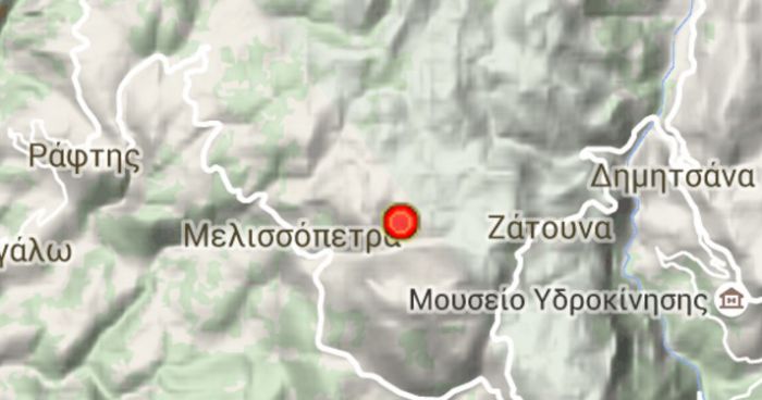Σεισμική δόνηση τη νύχτα στη Γορτυνία