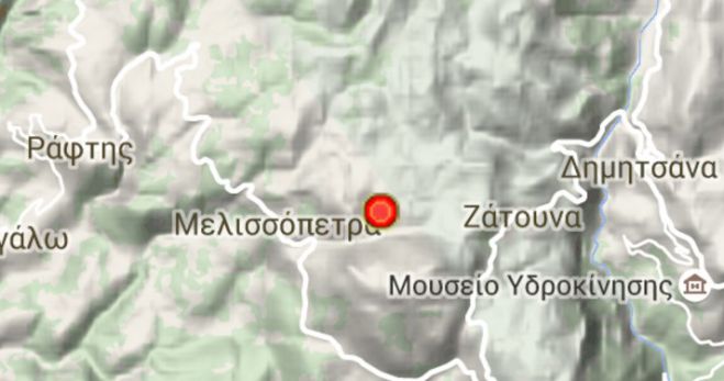 Σεισμική δόνηση τη νύχτα στη Γορτυνία