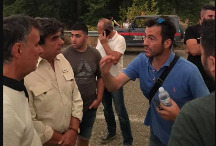 Στη φλεγόμενη Γορτυνία πήγαν Ρουμελιώτης και Γιαννακούρας | &quot;Η νύχτα είναι δύσκολη, δικαιολογημένη η οργή των κατοίκων&quot;