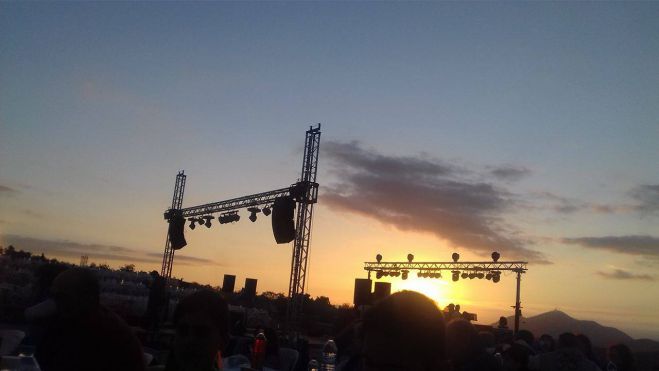 Υπέροχες φωτογραφίες από το σούρουπο στο Skiritida Run!