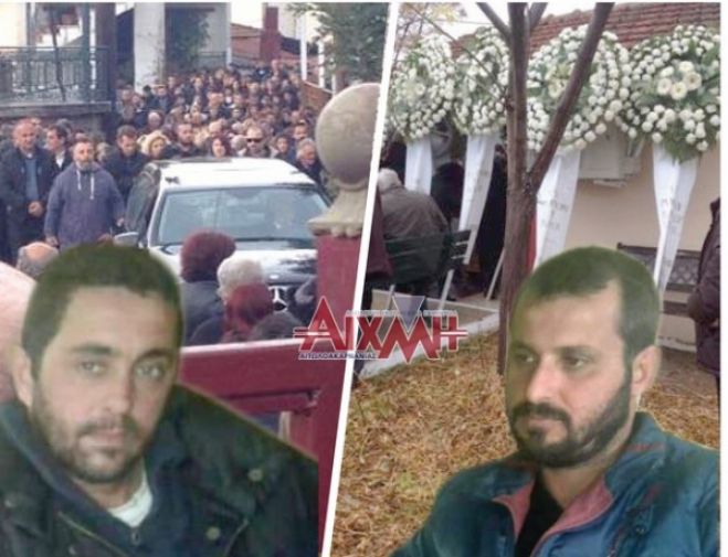 Μεσολόγγι - Κοσμοσυρροή, κλαρίνα και χειροκροτήματα στις κηδείες των δύο φίλων (εικόνες)