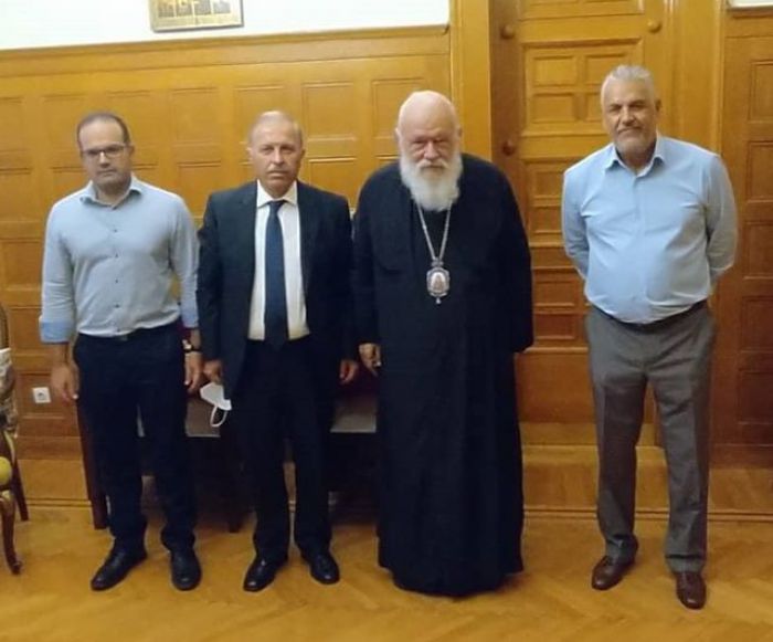 Τον Αρχιεπίσκοπο επισκέφθηκαν μέλη της Αδελφότητας Τουρκολεκαίων