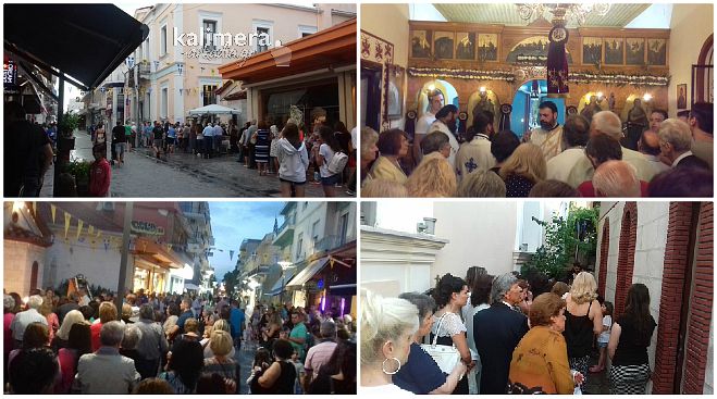 Τρίπολη | Ουρές πιστών για να προσκυνήσουν την εικόνα της Αγίας Παρασκευής (εικόνες)