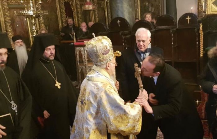 Στον Καθαγιασμό των Υδάτων στο Φανάρι εκπροσώπησε την Κυβέρνηση ο Κ. Βλάσης (εικόνες)