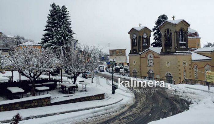 Χιονισμένο και το όμορφο Λεβίδι...