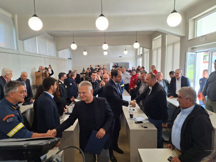 Στην Τρίπολη ο Υπουργός Πολιτικής Προστασίας: &quot;Θέλουμε να είμαστε όσο το δυνατόν καλύτερα προετοιμασμένοι για ό,τι έκτακτο προκύψει το χειμώνα&quot;