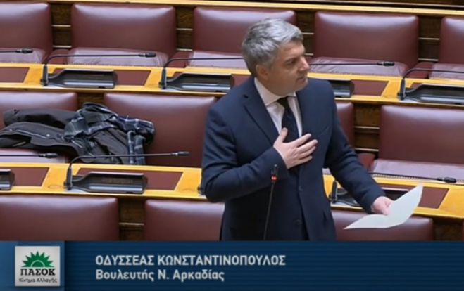 ΠΑΣΟΚ - Κωνσταντινόπουλος: &quot;Ανάγκη επαναλειτουργίας του σιδηροδρομικού δικτύου στην Πελοπόννησο αντί της μετατροπής του σε ποδηλατόδρομο&quot;
