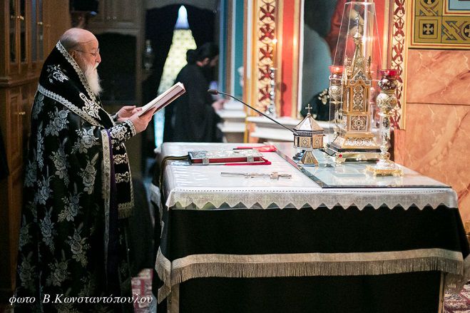 Εσπερινές Θείες Λειτουργίες των Προηγιασμένων Δώρων στην Τρίπολη (εικόνες)