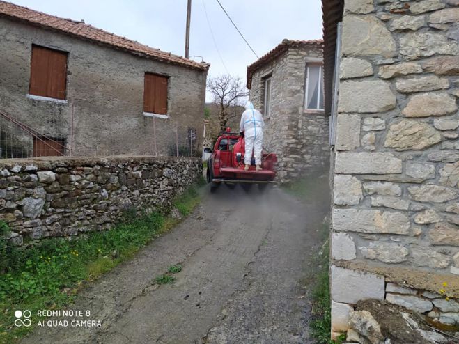 Απολυμάνθηκαν 85 κοινότητες και οικισμοί του Δήμου Μεγαλόπολης! (εικόνες)