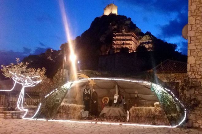 Η πανέμορφη φάτνη στην Καρύταινα!